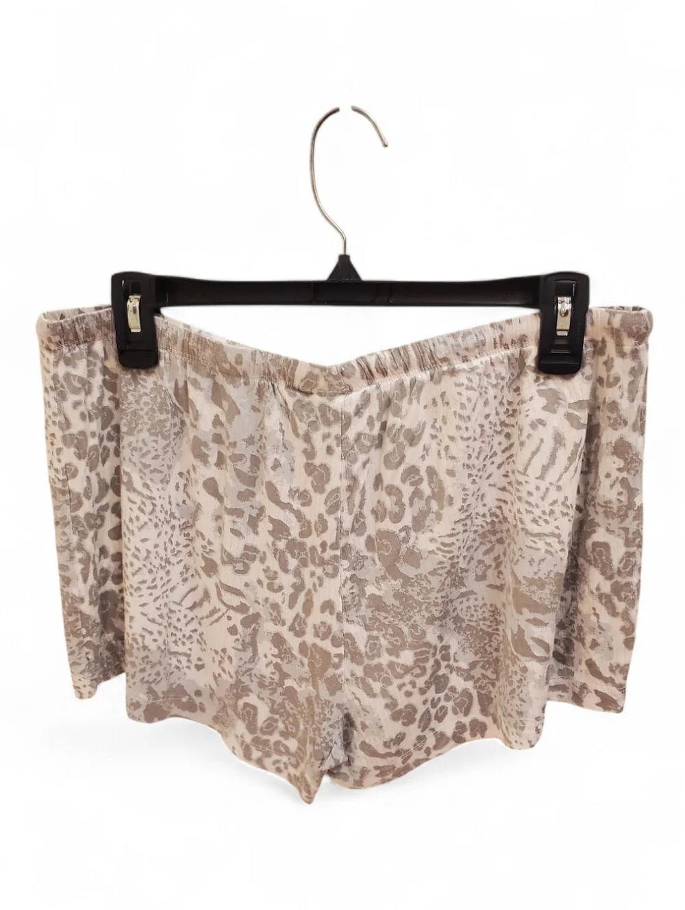 Women's Neutral Animal Print Lounge Shorts
